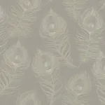 Candice Olson Regal Peacock - Mink Wallpaper | Buy Online Candice Olson Regal Peacock wallpaper, color Mink, SKU EV3941
