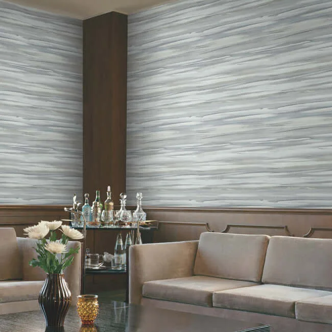 Candice Olson Sanctuary wallpaper, color Smokey Blue, SKU DT5122