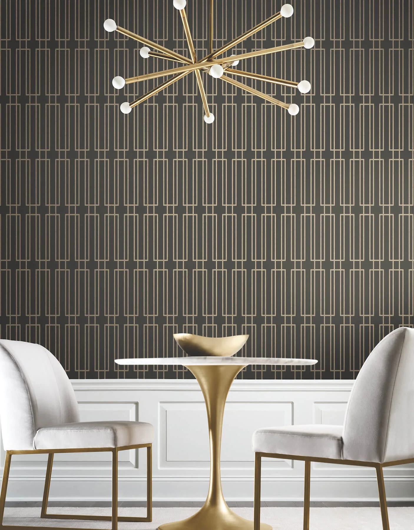 Candice Olson Terrace - Char Wallpaper | Buy Online Candice Olson Terrace wallpaper, color Char, SKU CN2142