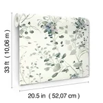 Candice Olson Spring Whispers - Jade Wallpaper | Buy Online Candice Olson Spring Whispers wallpaper, color Jade, SKU DF3341