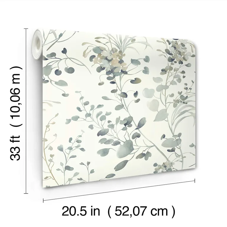 Candice Olson Spring Whispers wallpaper, color Moss, SKU DF3344
