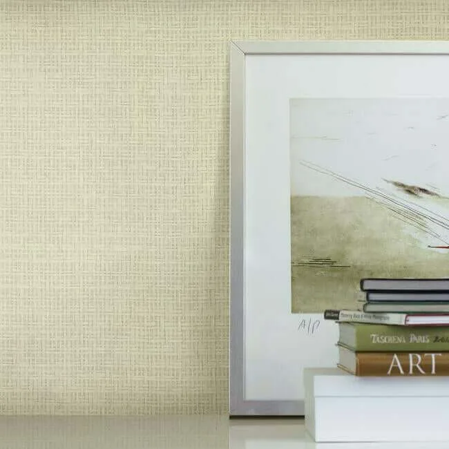 Candice Olson Tatami Weave wallpaper, color Cream, SKU OG0526