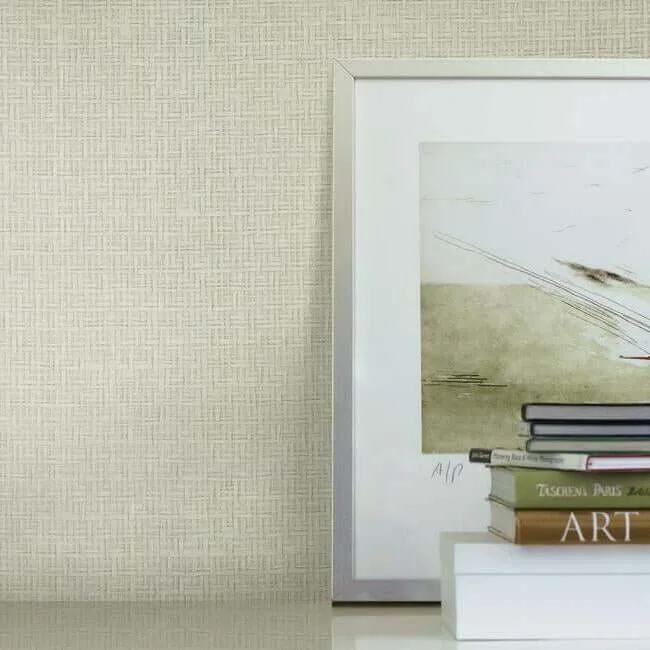 Candice Olson Tatami Weave wallpaper, color Light Grey, SKU OG0525