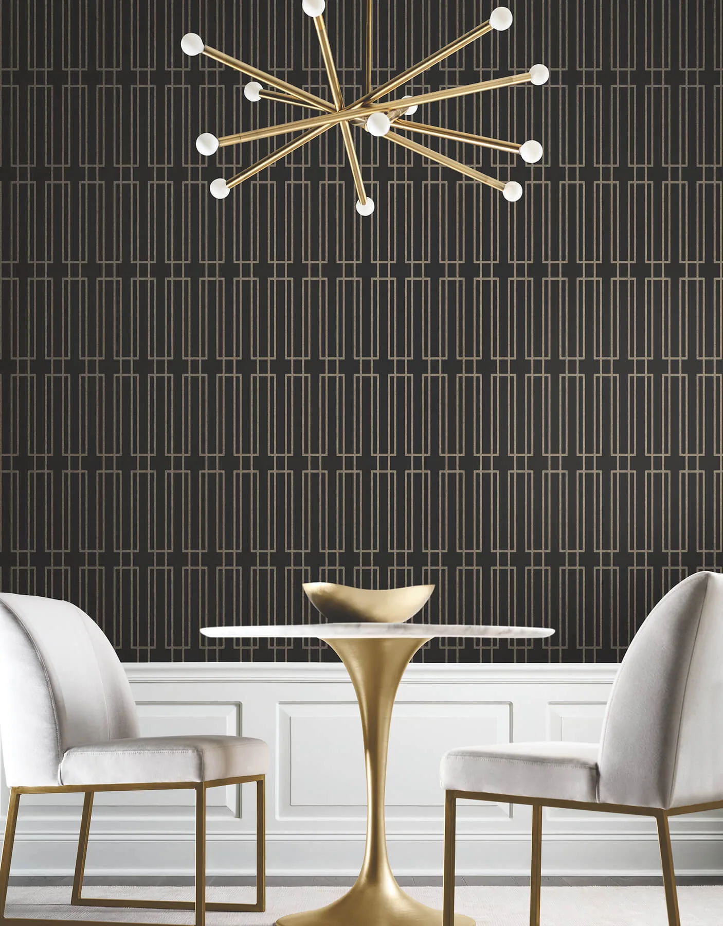 Candice Olson Terrace wallpaper, color Black, SKU DF3328