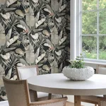 Candice Olson Tropical - Black Wallpaper | Buy Online Candice Olson Tropical wallpaper, color Black, SKU NT6135
