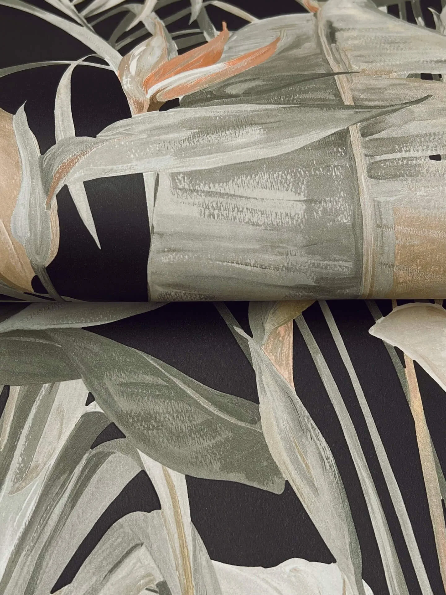 Candice Olson Tropical - Black Wallpaper | Buy Online Candice Olson Tropical wallpaper, color Black, SKU NT6135