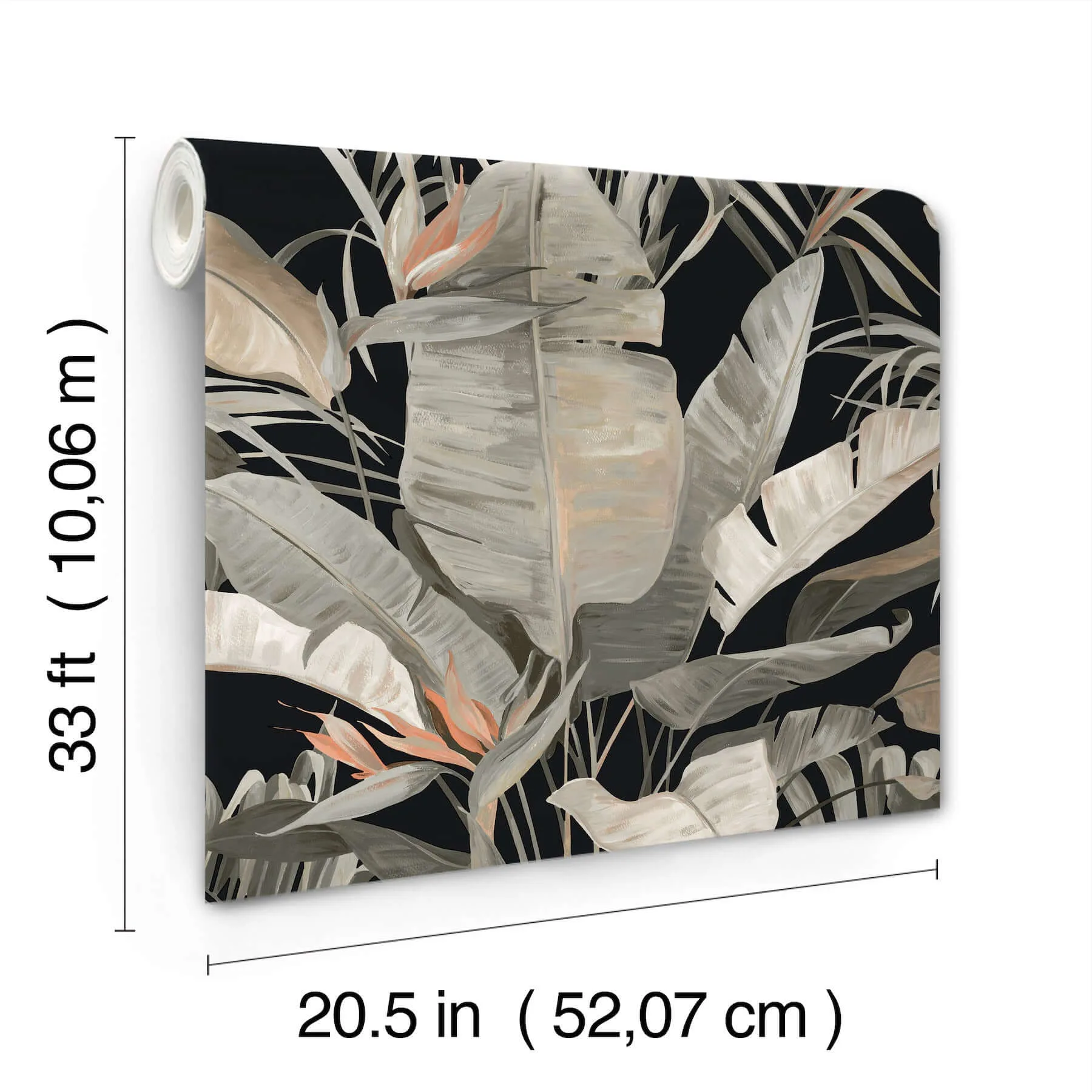 Candice Olson Tropical - Black Wallpaper | Buy Online Candice Olson Tropical wallpaper, color Black, SKU NT6135