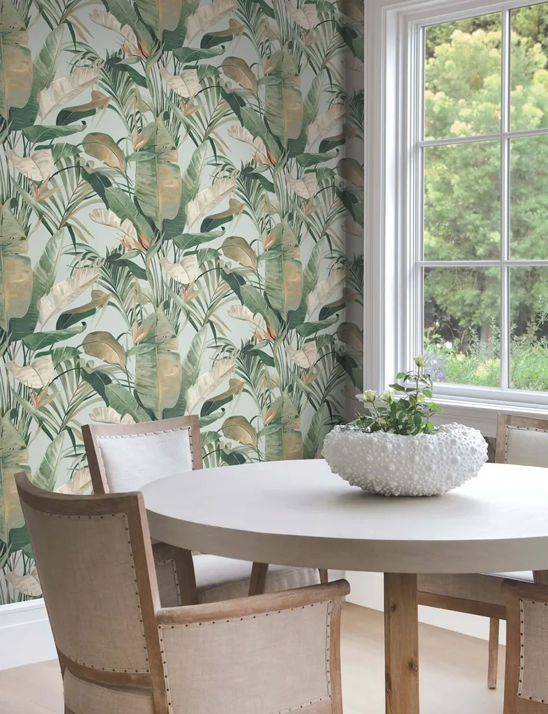 Candice Olson Tropical Cabana wallpaper, color Spa, SKU PSW1613RL