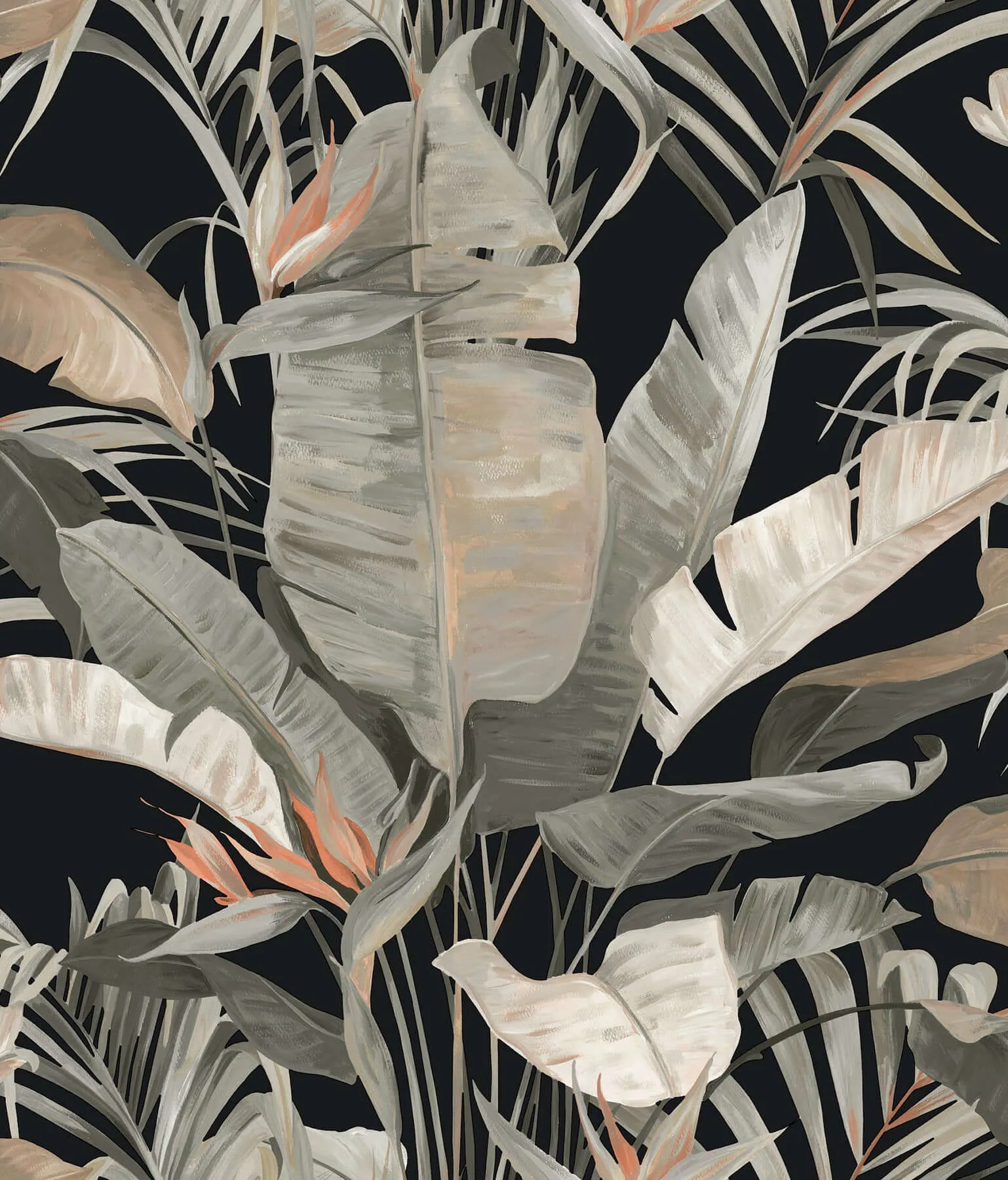 Candice Olson Tropical Cabana wallpaper, color Black, SKU PSW1614RL