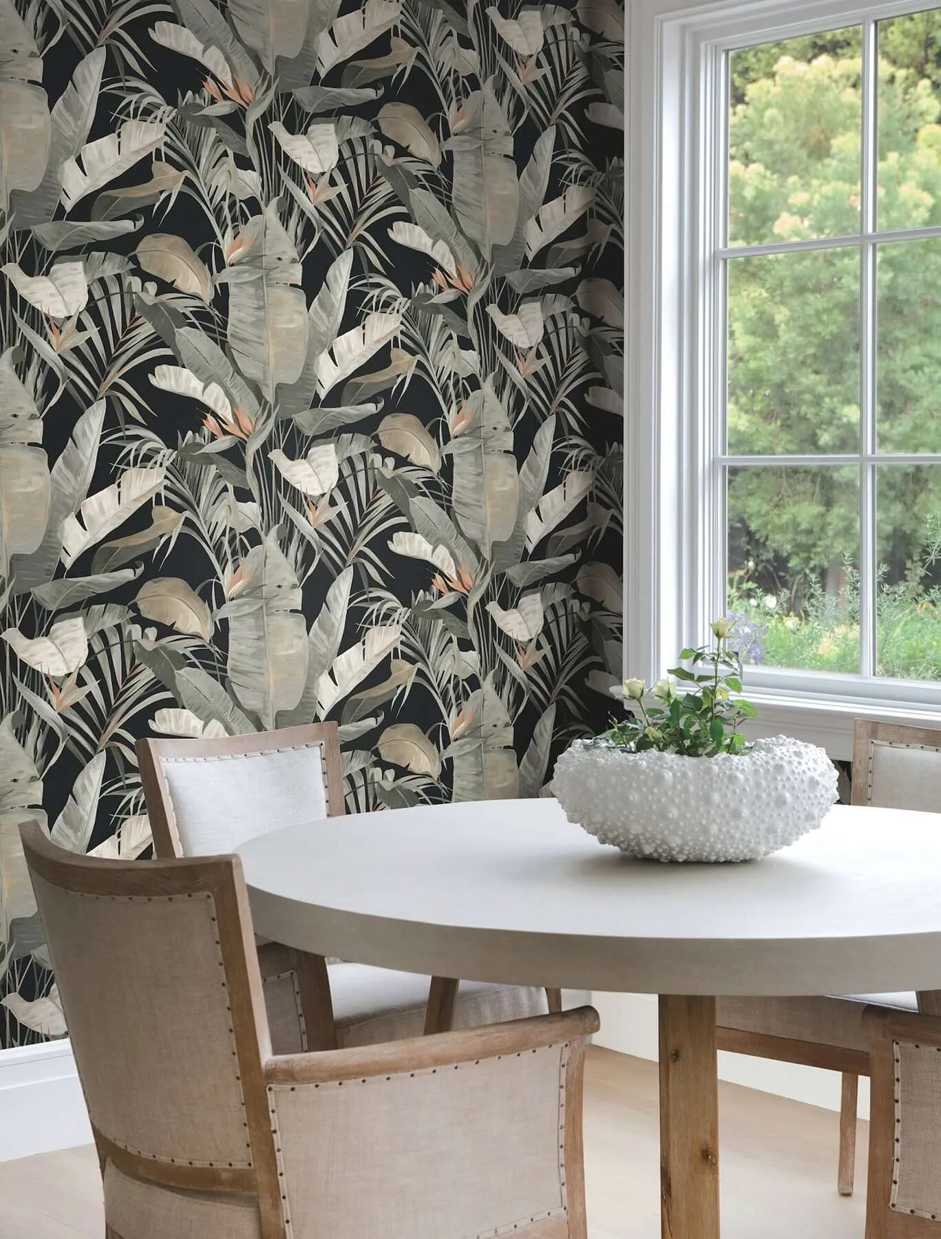 Candice Olson Tropical Cabana wallpaper, color Black, SKU PSW1614RL