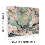 Candice Olson Tropical wallpaper, color Coral, SKU NT6132