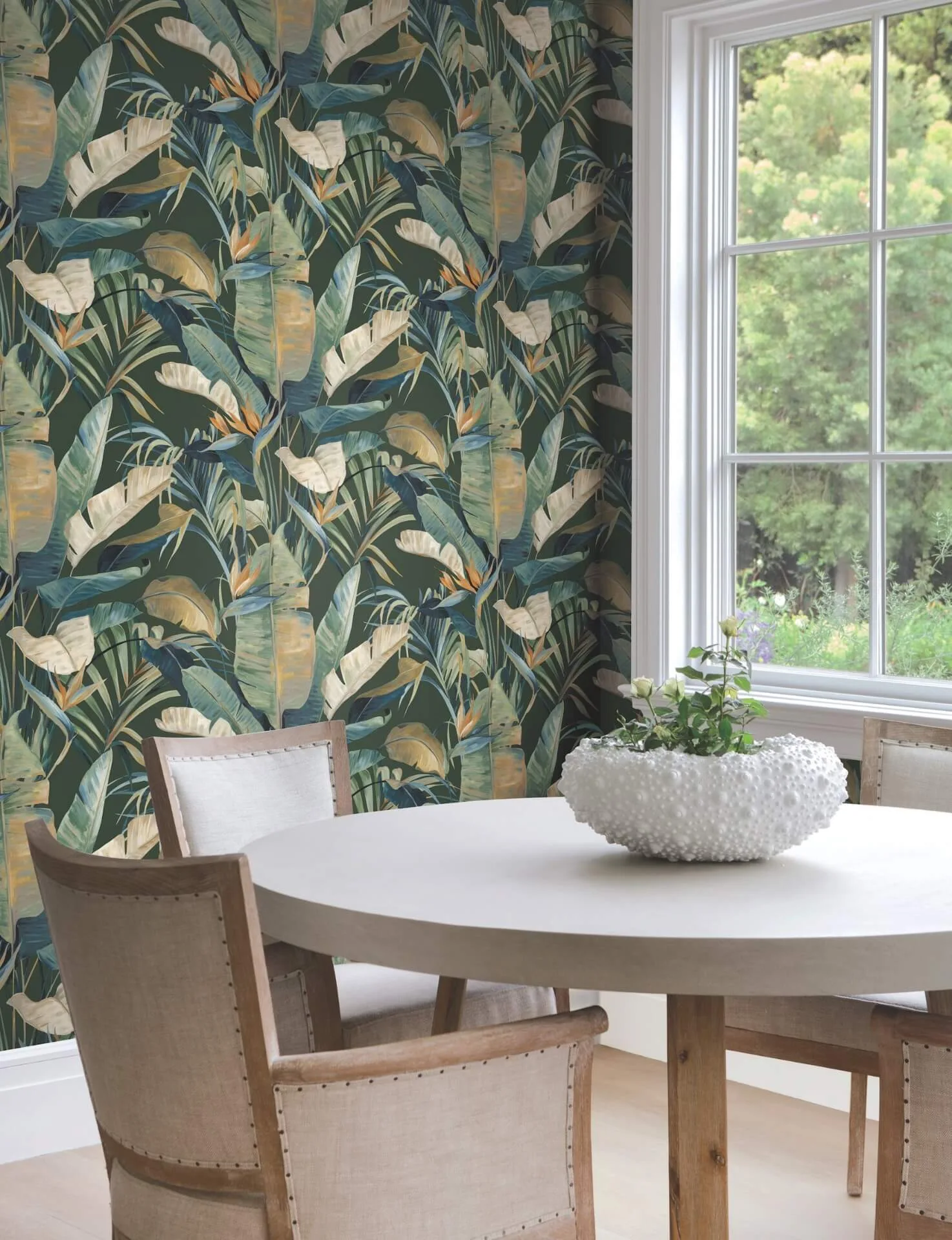 Candice Olson Tropical wallpaper, color Green, SKU NT6136