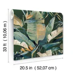 Candice Olson Tropical wallpaper, color Green, SKU NT6136