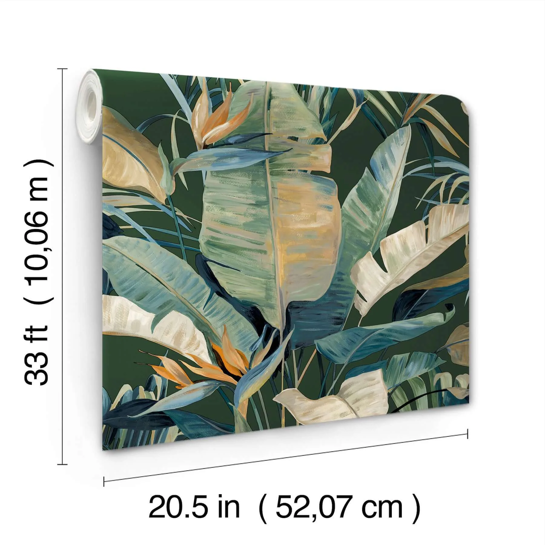 Candice Olson Tropical wallpaper, color Green, SKU NT6136