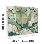 Candice Olson Tropical wallpaper, color Spa, SKU NT6134