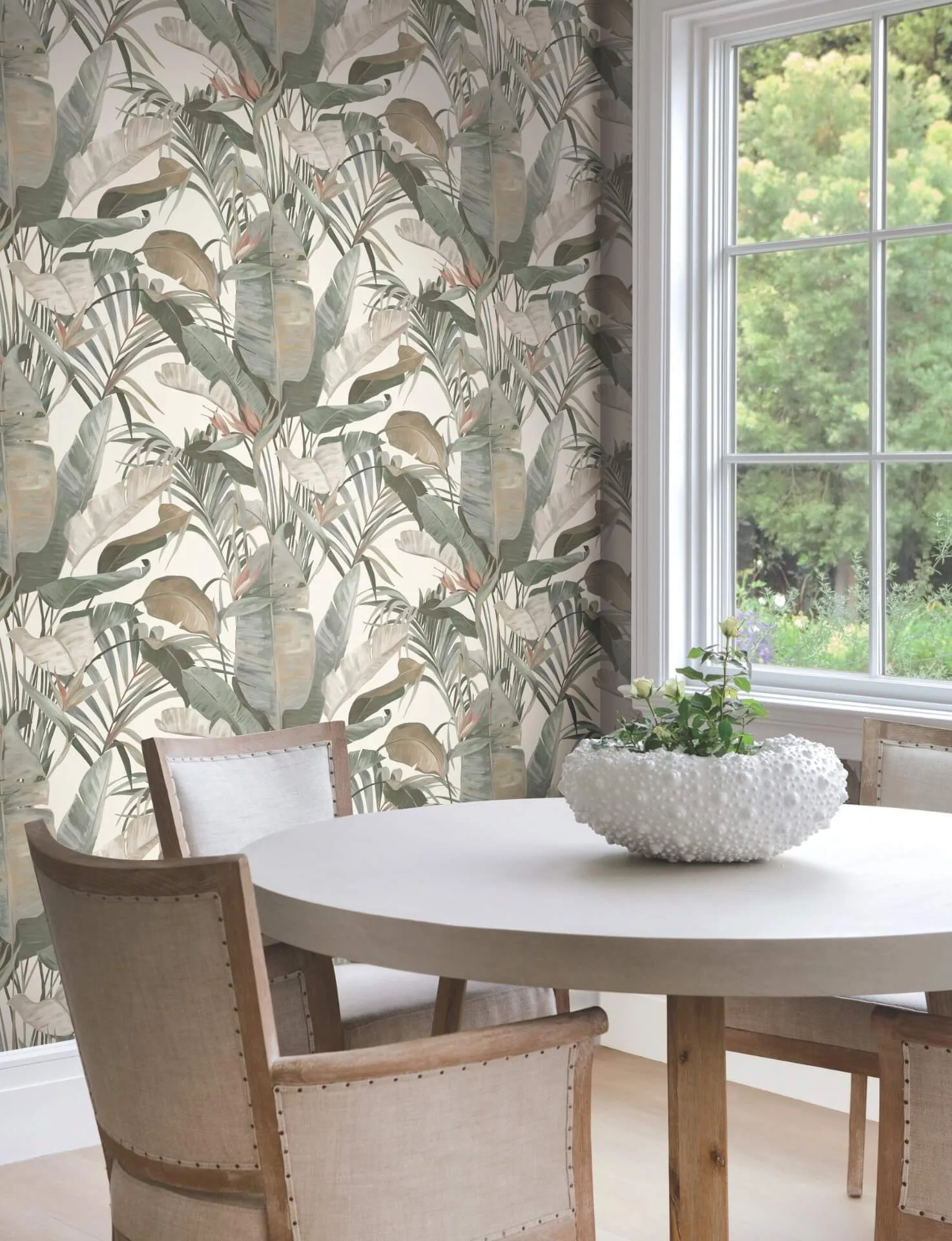 Candice Olson Tropical wallpaper, color White, SKU NT6131