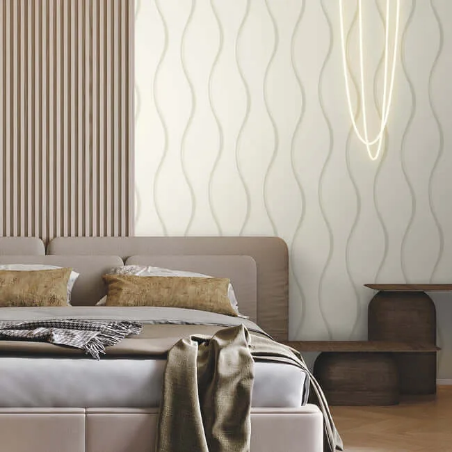 Candice Olson Unfurl - Off White Wallpaper | Buy Online Candice Olson Unfurl wallpaper, color Off White, SKU DT5112