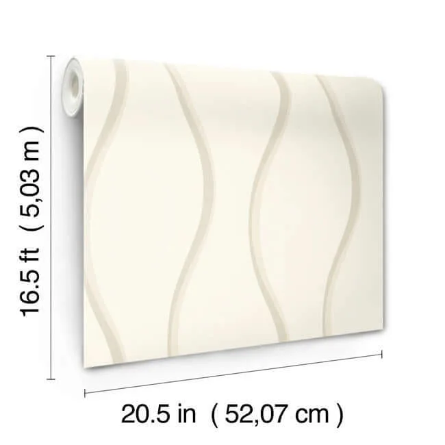 Candice Olson Unfurl - Off White Wallpaper | Buy Online Candice Olson Unfurl wallpaper, color Off White, SKU DT5112