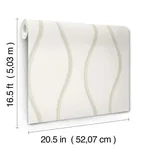 Candice Olson Unfurl wallpaper, color White, SKU DT5114