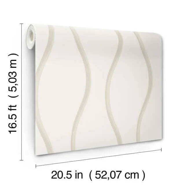 Candice Olson Unfurl wallpaper, color White, SKU DT5114