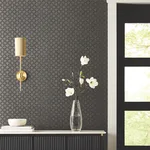 Candice Olson Uptown Glam wallpaper, color Black & Gold, SKU DF3336