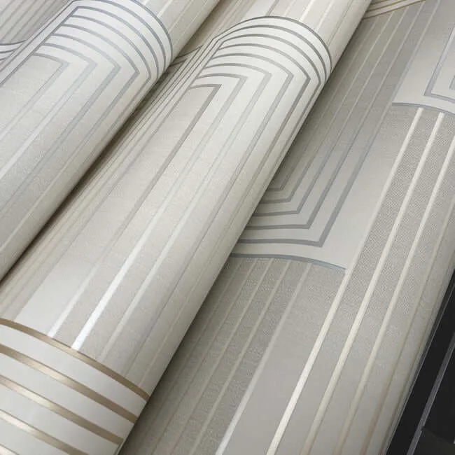 Candice Olson Vanishing wallpaper, color Dusty Blue & Silver, SKU DT5074