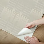 Candice Olson Vanishing wallpaper, color Taupe & Pearl, SKU PSW1606RL
