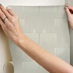 Candice Olson Vanishing wallpaper, color Taupe & Pearl, SKU PSW1606RL