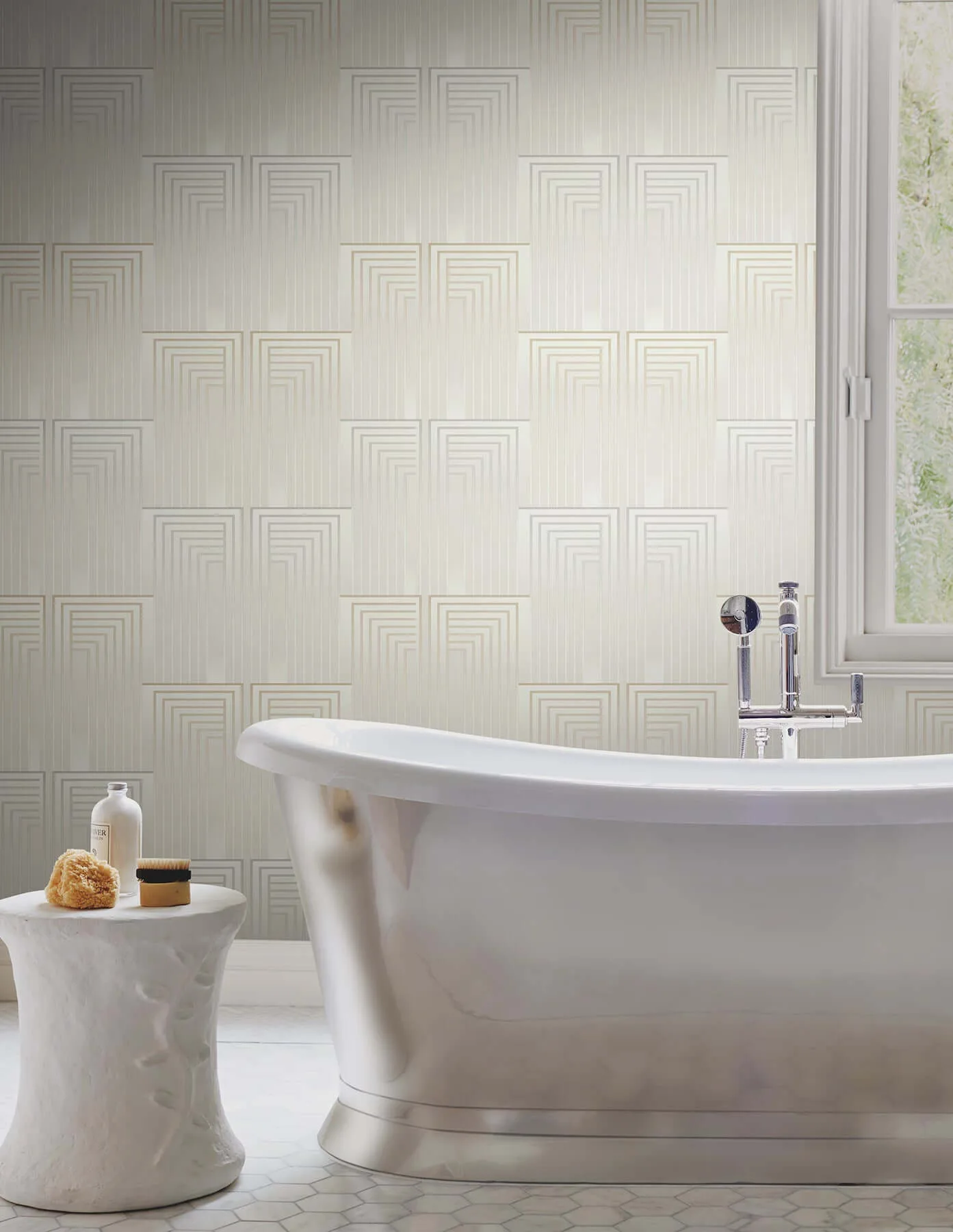 Candice Olson Vanishing wallpaper, color Silver & Gold, SKU PSW1608RL