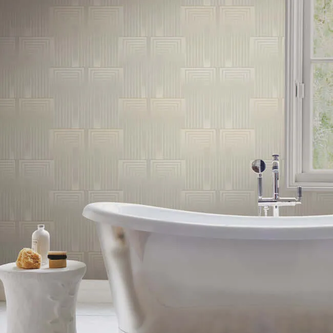 Candice Olson Vanishing wallpaper, color Taupe & Pearl, SKU DT5071