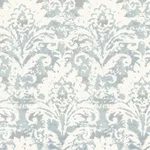 Candice Olson Velvet Crush Damask - Blue & Pearl Wallpaper | Buy Online Candice Olson Velvet Crush Damask wallpaper, color Blue & Pearl, SKU DF3335