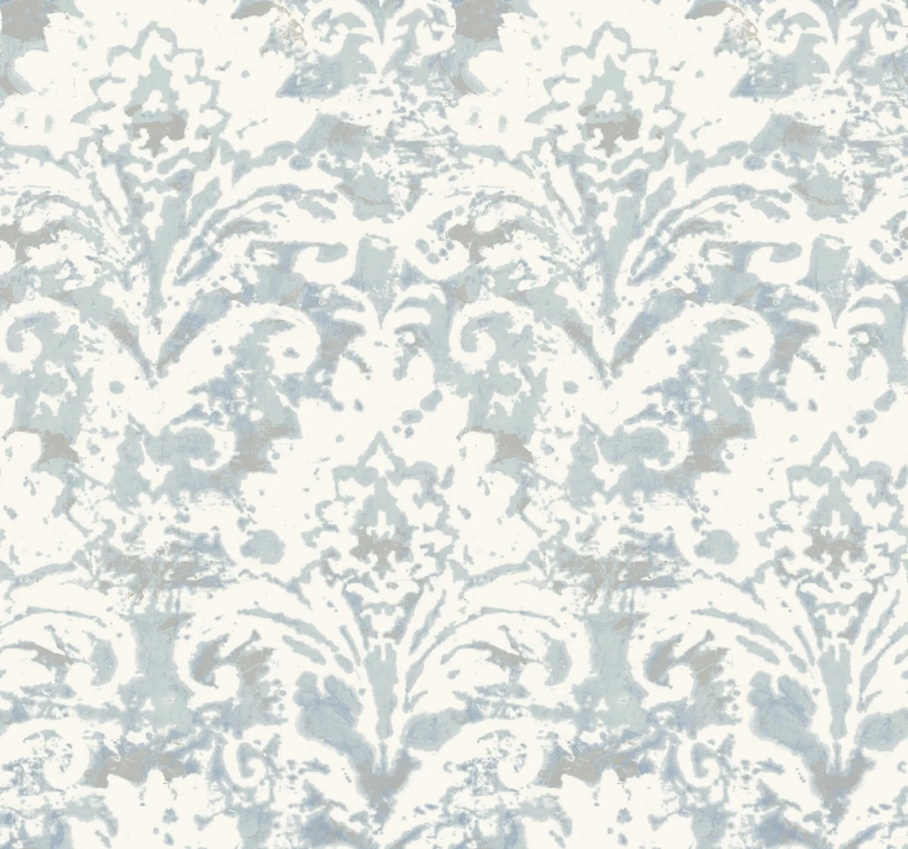 Candice Olson Velvet Crush Damask wallpaper, color Blue & Pearl, SKU DF3335