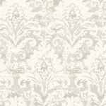 Candice Olson Velvet Crush Damask - Cream & Pearl Wallpaper | Buy Online Candice Olson Velvet Crush Damask wallpaper, color Cream & Pearl, SKU DF3334