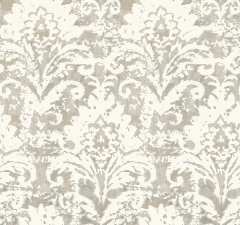 Candice Olson Velvet Crush Damask wallpaper, color Soft Neutral & Pearl, SKU DF3333