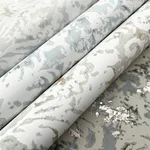Candice Olson Velvet Crush Damask wallpaper, color Soft Neutral & Pearl, SKU DF3333