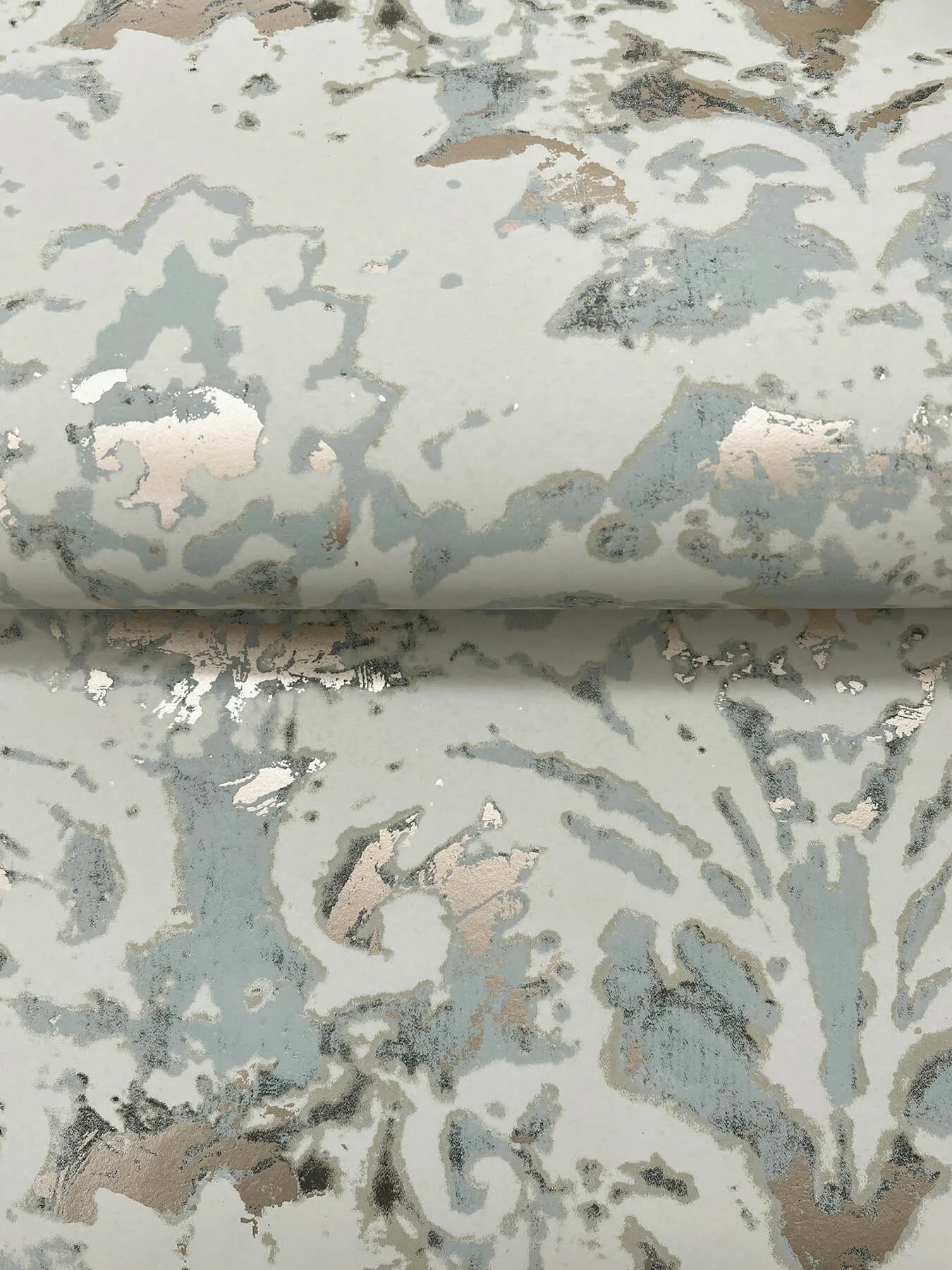 Candice Olson Velvet Crush Damask wallpaper, color Taupe & Gold, SKU DF3331
