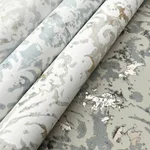 Candice Olson Velvet Crush Damask wallpaper, color Taupe & Gold, SKU DF3331