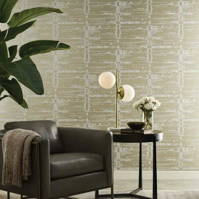 Candice Olson Velveteen wallpaper, color Gold & Neutral, SKU CI2311