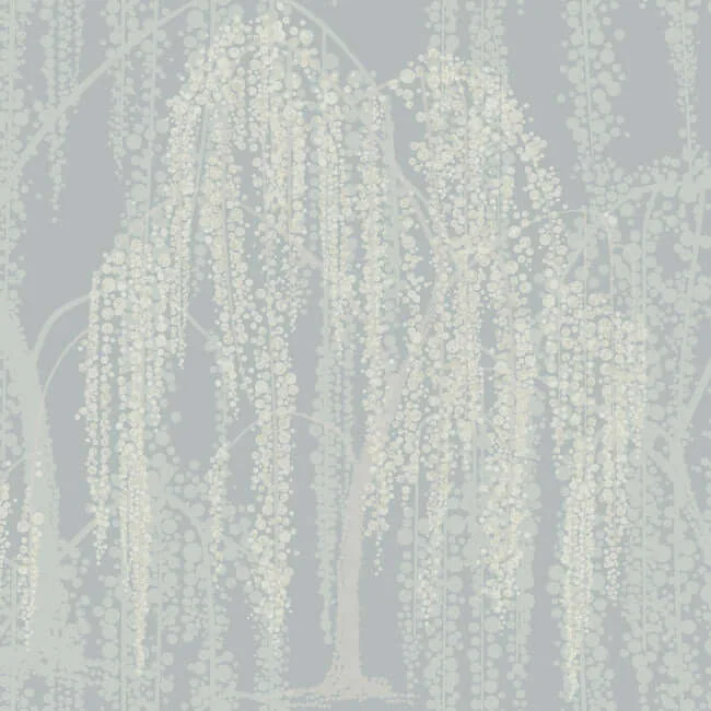 Candice Olson Willow Glow wallpaper, color Smokey Blue, SKU DT5063