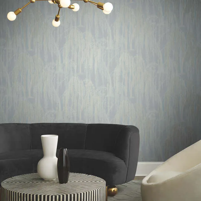 Candice Olson Willow Glow - Smokey Blue Wallpaper | Buy Online Candice Olson Willow Glow wallpaper, color Smokey Blue, SKU DT5063