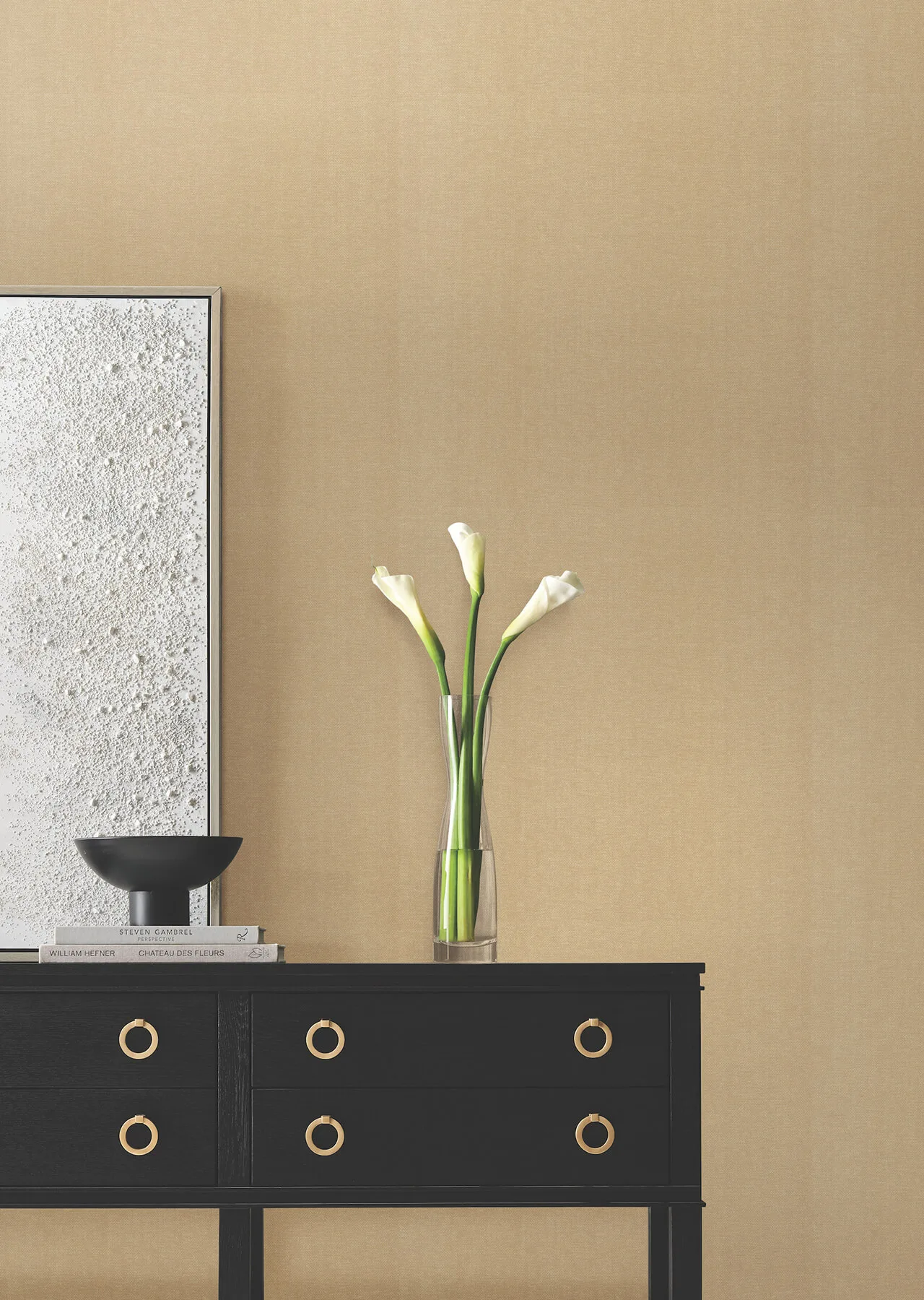 Candice Olson Woven Glimmer - Antique Gold Wallpaper | Buy Online Candice Olson Woven Glimmer wallpaper, color Antique Gold, SKU DF3397