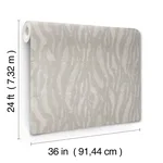 Candice Olson Zebra Chic - Silver Wallpaper | Buy Online Candice Olson Zebra Chic wallpaper, color Silver, SKU DF3392