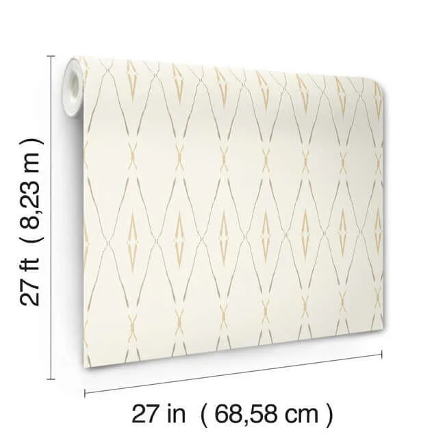 Carol Benson-Cobb Artifact Silhouettes - Desert Wallpaper | Buy Online Carol Benson-Cobb Artifact Silhouettes wallpaper, color Desert, SKU CC1282