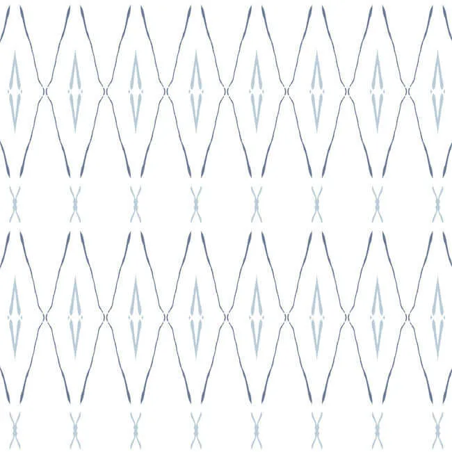 Carol Benson-Cobb Artifact Silhouettes wallpaper, color Indigo, SKU CC1284