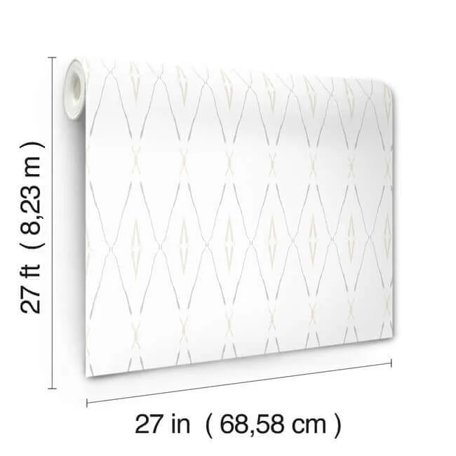 Carol Benson-Cobb Artifact Silhouettes wallpaper, color Natural, SKU CC1283