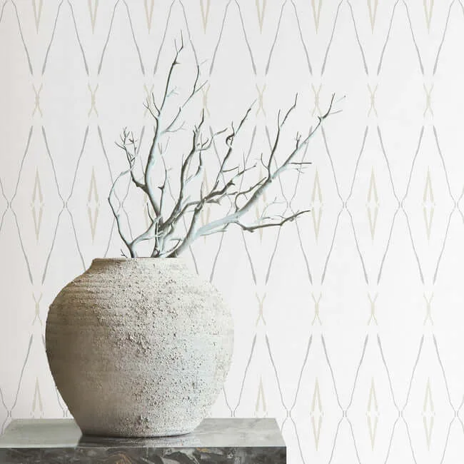 Carol Benson-Cobb Artifact Silhouettes - Natural Wallpaper | Buy Online Carol Benson-Cobb Artifact Silhouettes wallpaper, color Natural, SKU CC1283