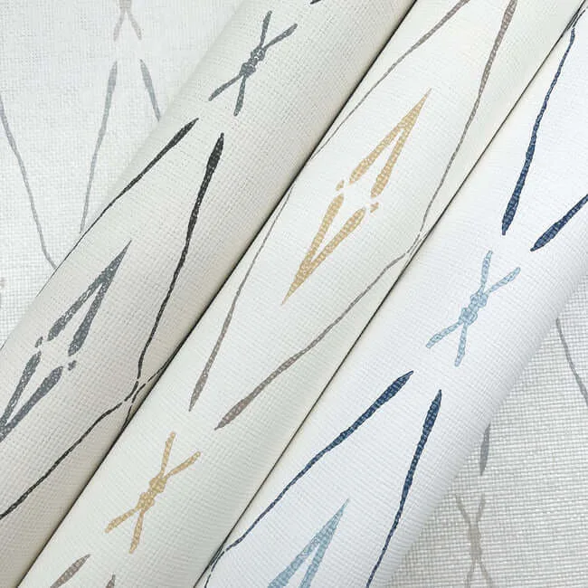 Carol Benson-Cobb Artifact Silhouettes wallpaper, color Savanna, SKU CC1281