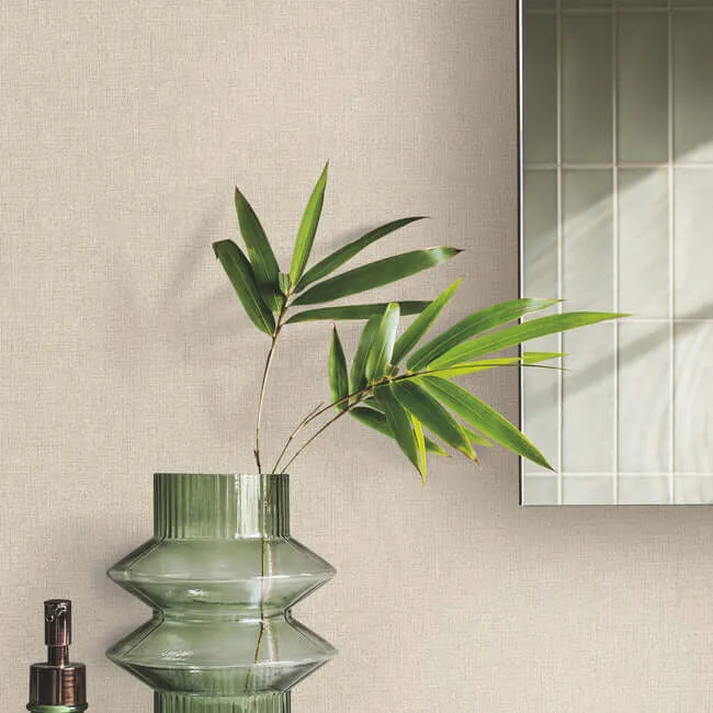 Carol Benson-Cobb Paper & Thread Weave - Champagne Wallpaper | Buy Online Carol Benson-Cobb Paper & Thread Weave wallpaper, color Champagne, SKU DA3581N