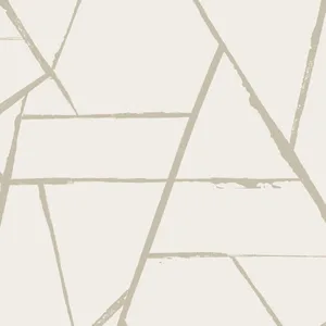 Carol Benson-Cobb Intersect wallpaper, color Beige Metallic, SKU CC1293
