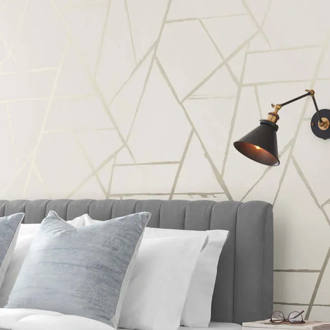 Carol Benson-Cobb Intersect - Beige Metallic Wallpaper | Buy Online Carol Benson-Cobb Intersect wallpaper, color Beige Metallic, SKU CC1293